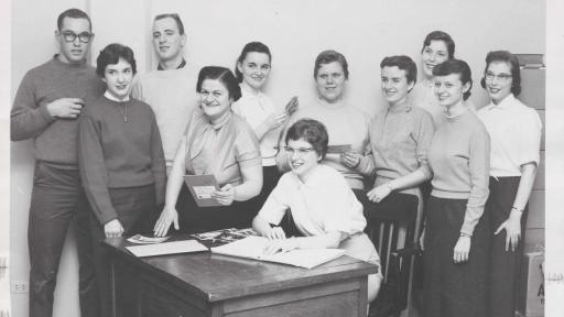 NCC 1957 yearbook committee